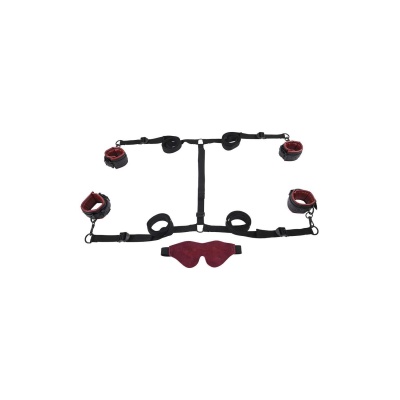 SPORTSHEETS SAFFRON UNDER THE BED RESTRAINT SYSTEM - 1 2