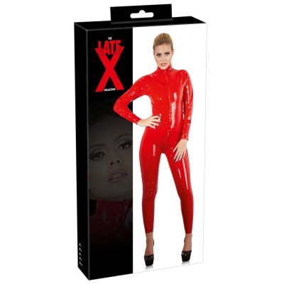 Latex Catsuit red LP-1083 - 1