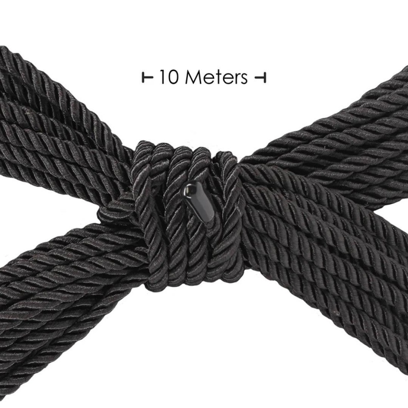 Polyester Bondage Rope - 10 m - Black - 2