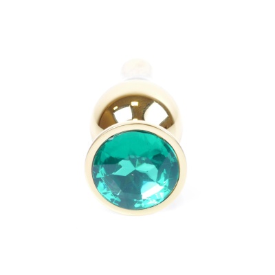 MyLove Toys - Jewellery Gold BUTT PLUG- Green - 1