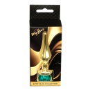Biżuteria analna Jewellery Gold Butt Plug Green - stal nierdzewna, anatomiczny kształt, 9,5 cm - 10