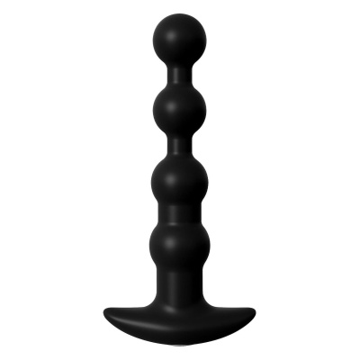 ANAL FANTASY ELITE RECHARGEABLE ANAL BEADS BLACK - 1