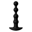 Wibrujące korale analne Elite - 6 stopniowanych elementów, ładowanie USB, szeroka podstawa, powłoka Luv-Touch™ - 1