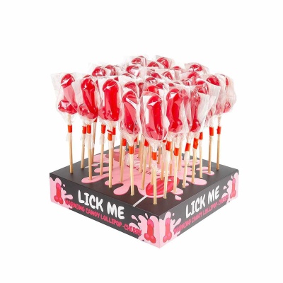 CHERRY CANDY PENIS LOLLIPOP WITH SPICY WARMING EFFECT - 1
