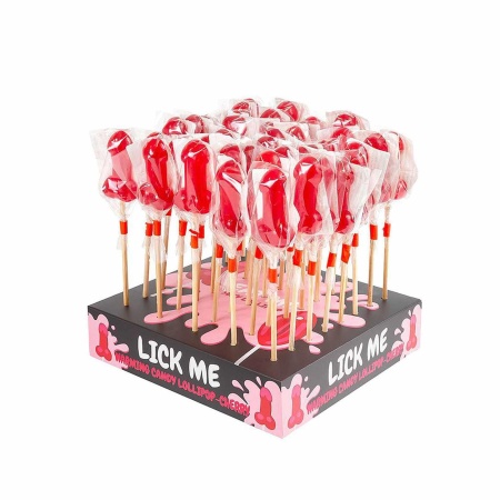 CHERRY CANDY PENIS LOLLIPOP WITH SPICY WARMING EFFECT - 1