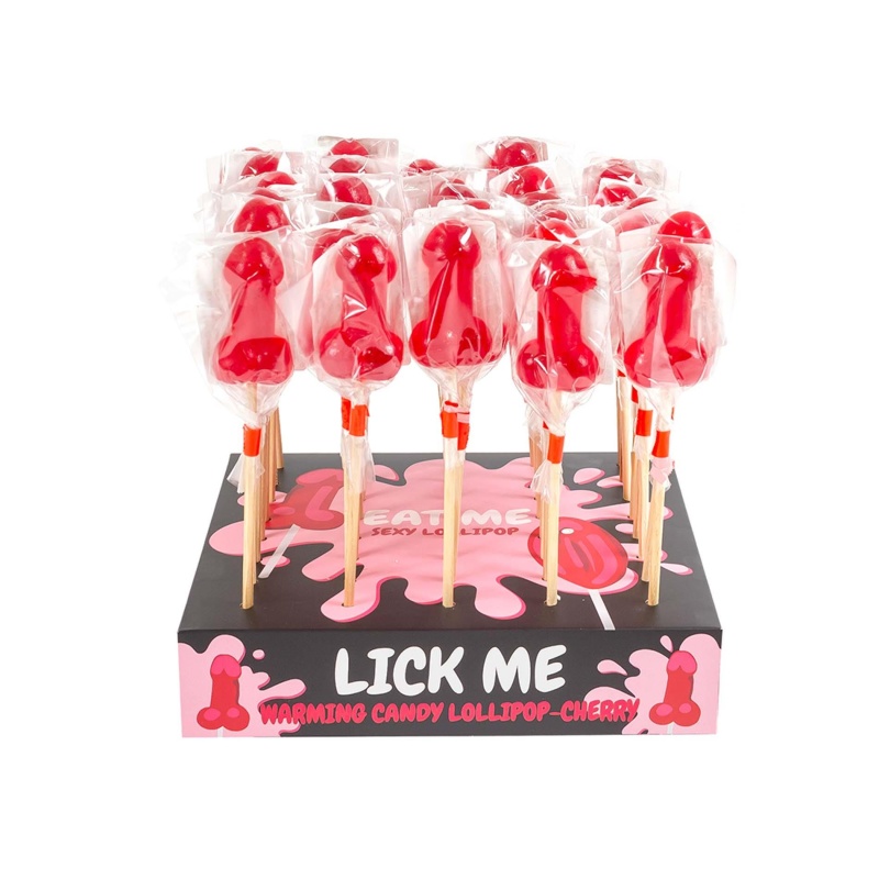 CHERRY CANDY PENIS LOLLIPOP WITH SPICY WARMING EFFECT - 2