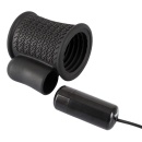 Masturbator wibracyjny Rebel Vibrating Stroker z rowkowaną tuleją silikonową 6,7 cm, 10 trybów - 5