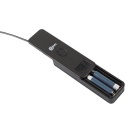 Masturbator wibracyjny Rebel Vibrating Stroker z rowkowaną tuleją silikonową 6,7 cm, 10 trybów - 9