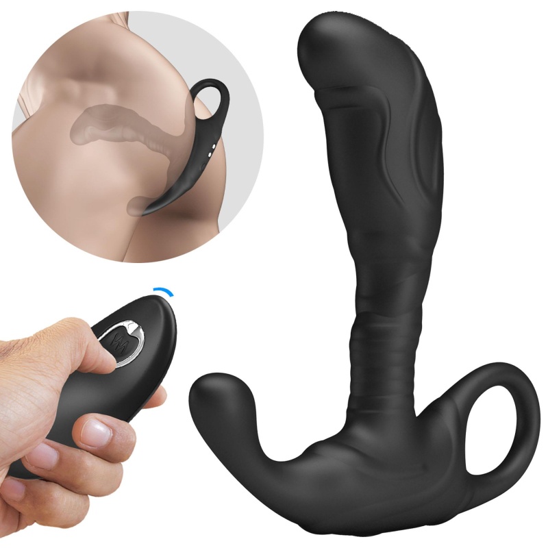 Masażer prostaty zdalnie sterowany z wibracjami - 8,8 cm - 2