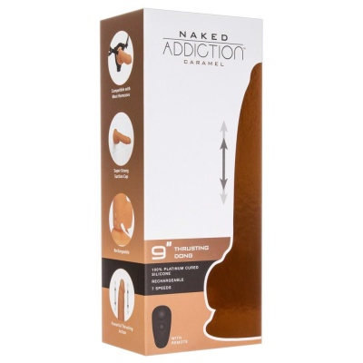 9" Thrusting Dong RC Caramel - 1
