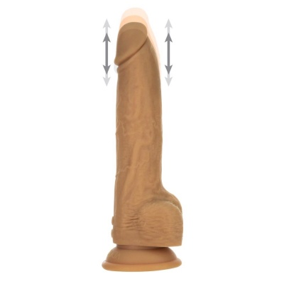 9" Thrusting Dong RC Caramel - 1 2