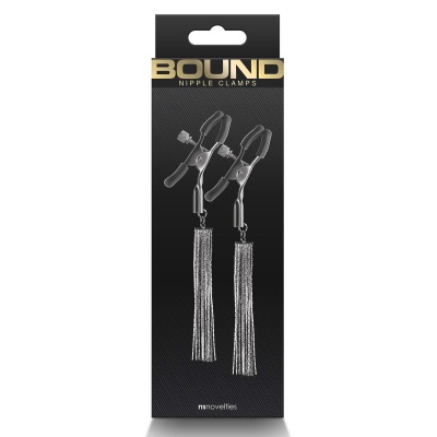 BOUND NIPPLE CLAMPS D2 GUNMETAL - 1