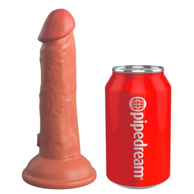 Dildo KCE 6 Dual Density Cock Tan – silikon podwójnej gęstości z przyssawką, 17,8 cm - 1 2