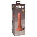 Dildo KCE 6 Dual Density Cock Tan – silikon podwójnej gęstości z przyssawką, 17,8 cm - 6