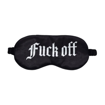 Fuck Off - Printed Satin Mask - 1