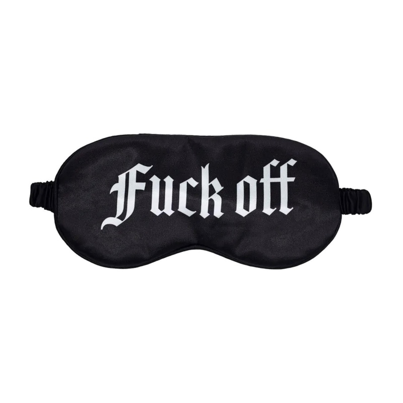 Fuck Off - Printed Satin Mask - 1