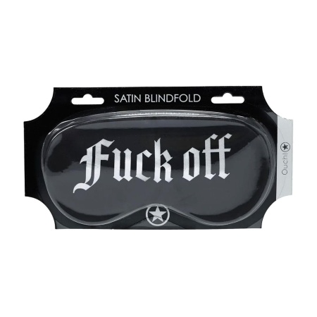 Fuck Off - Printed Satin Mask - 2