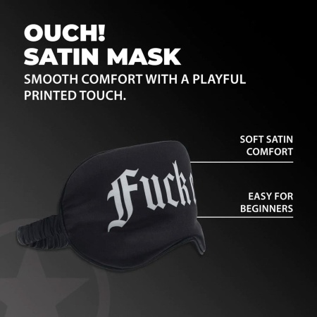 Fuck Off - Printed Satin Mask - 4