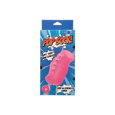 Masturbator Grip-N-Stroke Large z uchwytem na 4 palce, 16 cm - 1 2