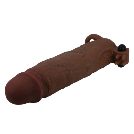 Wibrująca nakładka na penisa Xerxes 22 cm - 4