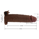 Wibrująca nakładka na penisa Xerxes 22 cm - 7