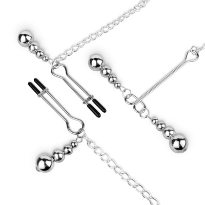 Bedroom Fantasies - Nipple and Clitoris Clamps Silver - 1
