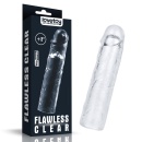 Przezroczysty przedłużacz penisa Flawless Clear +5 cm - 1