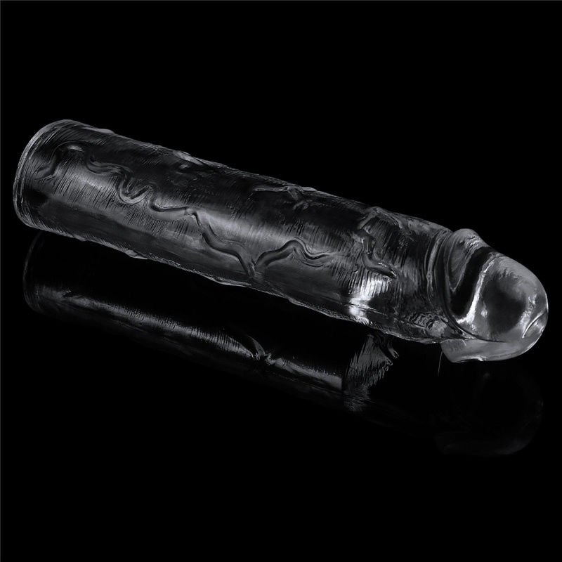Przezroczysty przedłużacz penisa Flawless Clear +5 cm - 2
