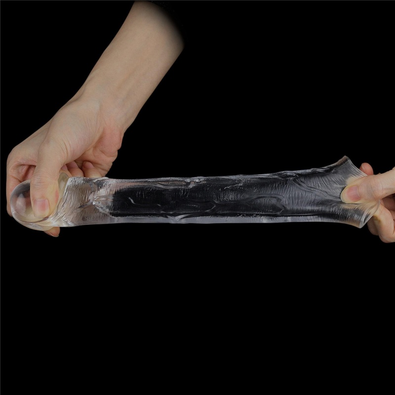 Przezroczysty przedłużacz penisa Flawless Clear +5 cm - 8