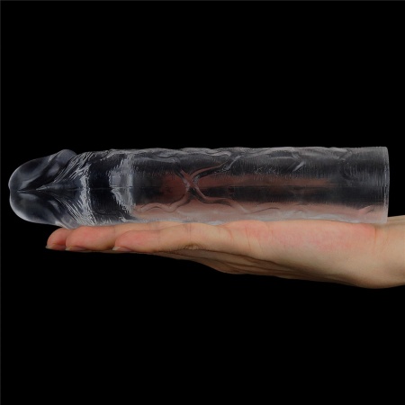 Przezroczysty przedłużacz penisa Flawless Clear +5 cm - 9