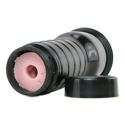 Pink Lady Vortex - masturbator z 4 spiralnymi komorami, kanał 0,5-2 cm, długość 25,5 cm - 1 2