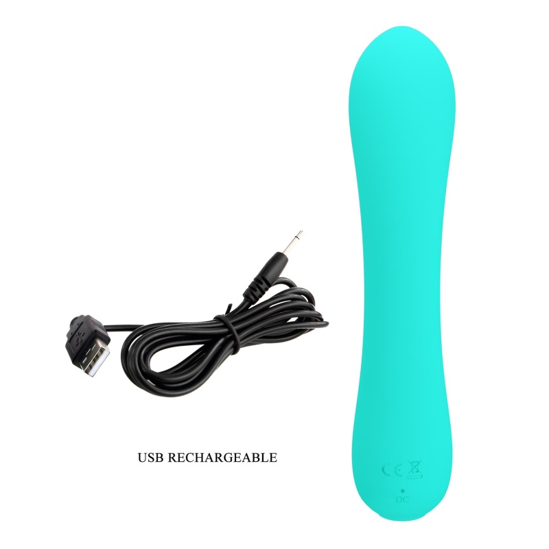 Wibrator Matt Green - 19,5 cm, 12 programów wibracji i pamięć - 12