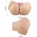 Masturbator Emilia marki z podwójnymi otworami i wibracją - 12