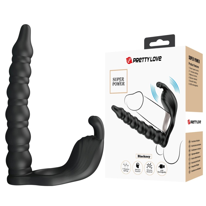 Pierścień na penisa Blackney z wibracjami 14,8 cm - 1