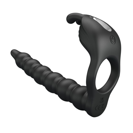 Pierścień na penisa Blackney z wibracjami 14,8 cm - 3