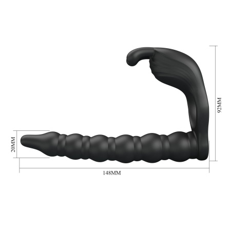 Pierścień na penisa Blackney z wibracjami 14,8 cm - 7
