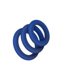 ZOLO EXTRA THICK SILICONE COCK RING 3 PK - 2