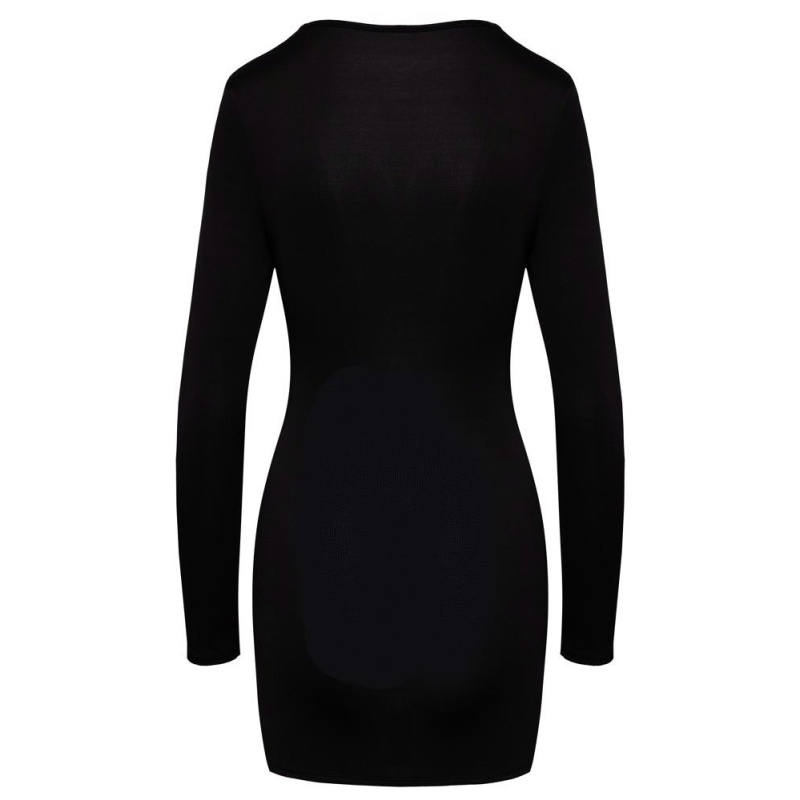 Mini dress black S - 6