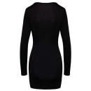 Mini dress black S - 6