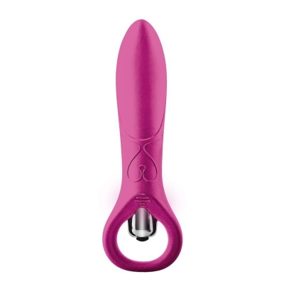 FLIRTS 10 FUNCTIONS RING VIBRATOR PINK - 1 2