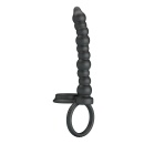 Pierścień nasadowy Diilon z korkiem analnym - silikonowy 2w1, wodoszczelny, 15 cm - 5