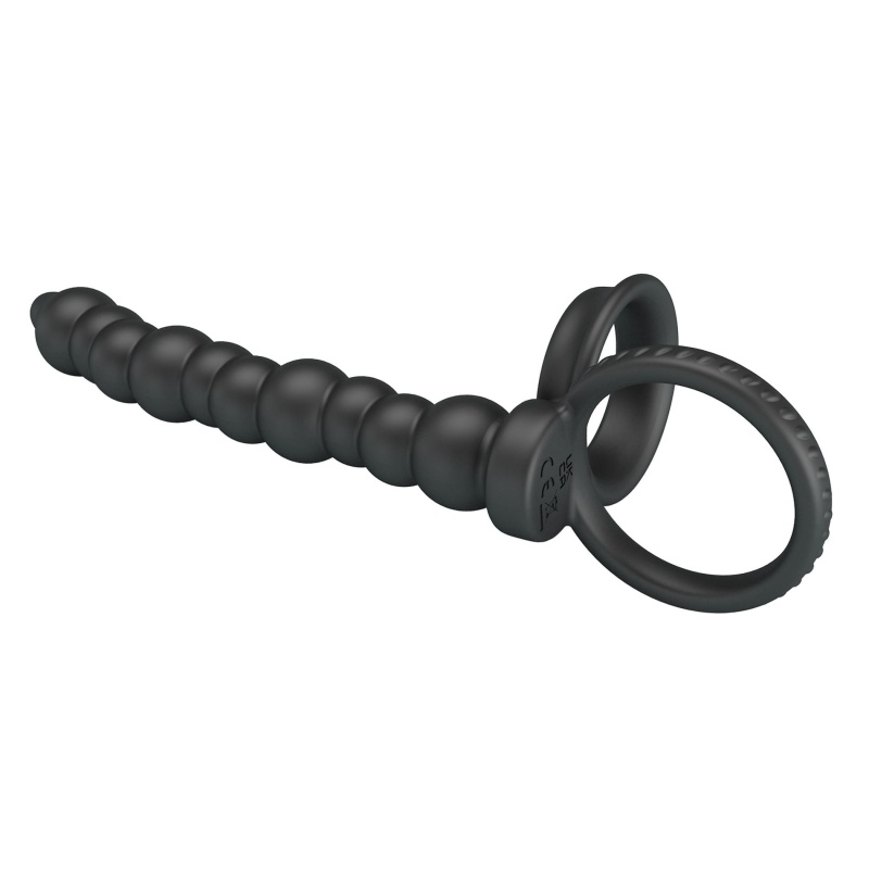 Pierścień nasadowy Diilon z korkiem analnym - silikonowy 2w1, wodoszczelny, 15 cm - 7