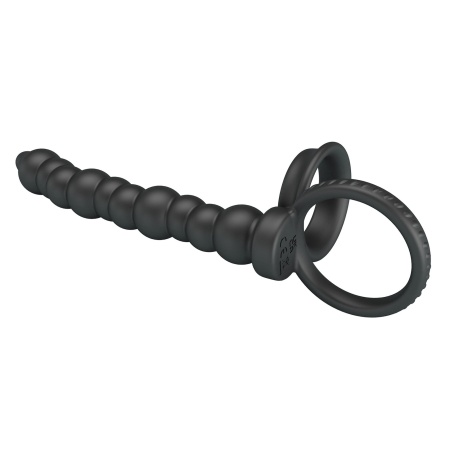 Pierścień nasadowy Diilon z korkiem analnym - silikonowy 2w1, wodoszczelny, 15 cm - 7