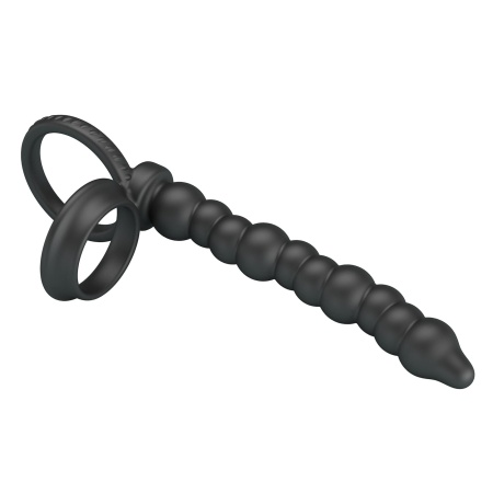 Pierścień nasadowy Diilon z korkiem analnym - silikonowy 2w1, wodoszczelny, 15 cm - 8