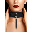 Velvet Adjustable Collar with Leash - 3