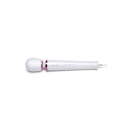 Powerful Petite Plug-In White - masażer-wibrator sieciowy z silikonową głowicą, 10 intensywności, 6 wzorców, 25 cm - 5
