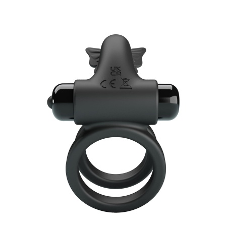 Pierścień na penisa PASSIONATE RING IX z wibracjami, silikon, ok. 10 cm - 6