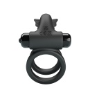 Pierścień na penisa PASSIONATE RING IX z wibracjami, silikon, ok. 10 cm - 6