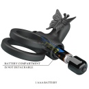 Pierścień na penisa PASSIONATE RING IX z wibracjami, silikon, ok. 10 cm - 10