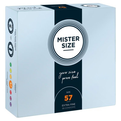 Mister Size 57mm pack of 36 - 1